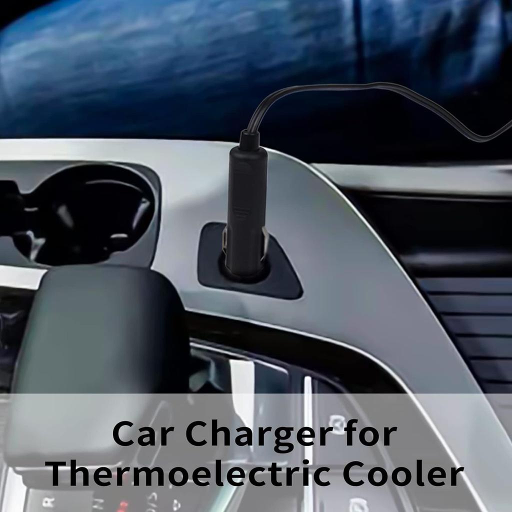 Replacement 2 Pin Cable Car Cool Box Fridge 12V Plugs Wire Power Cable Cigarette Lighter Plugs Cable