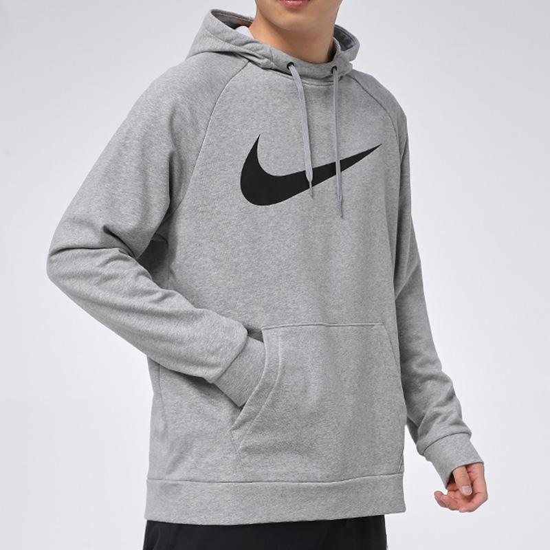 Nike Casual Sport Logo Hoodie Men tops Light-Grey CZ2426-063