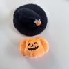 (clothes Only) For 17cm Labubu Doll Halloween Pumpkin Hoodie Set Idol Sitting Party Mini Plush Cute Decoration Costume