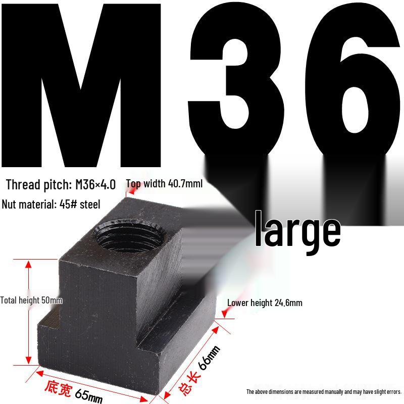 Kangfei 45# Steel T-Nut for M6-M20 Bolts