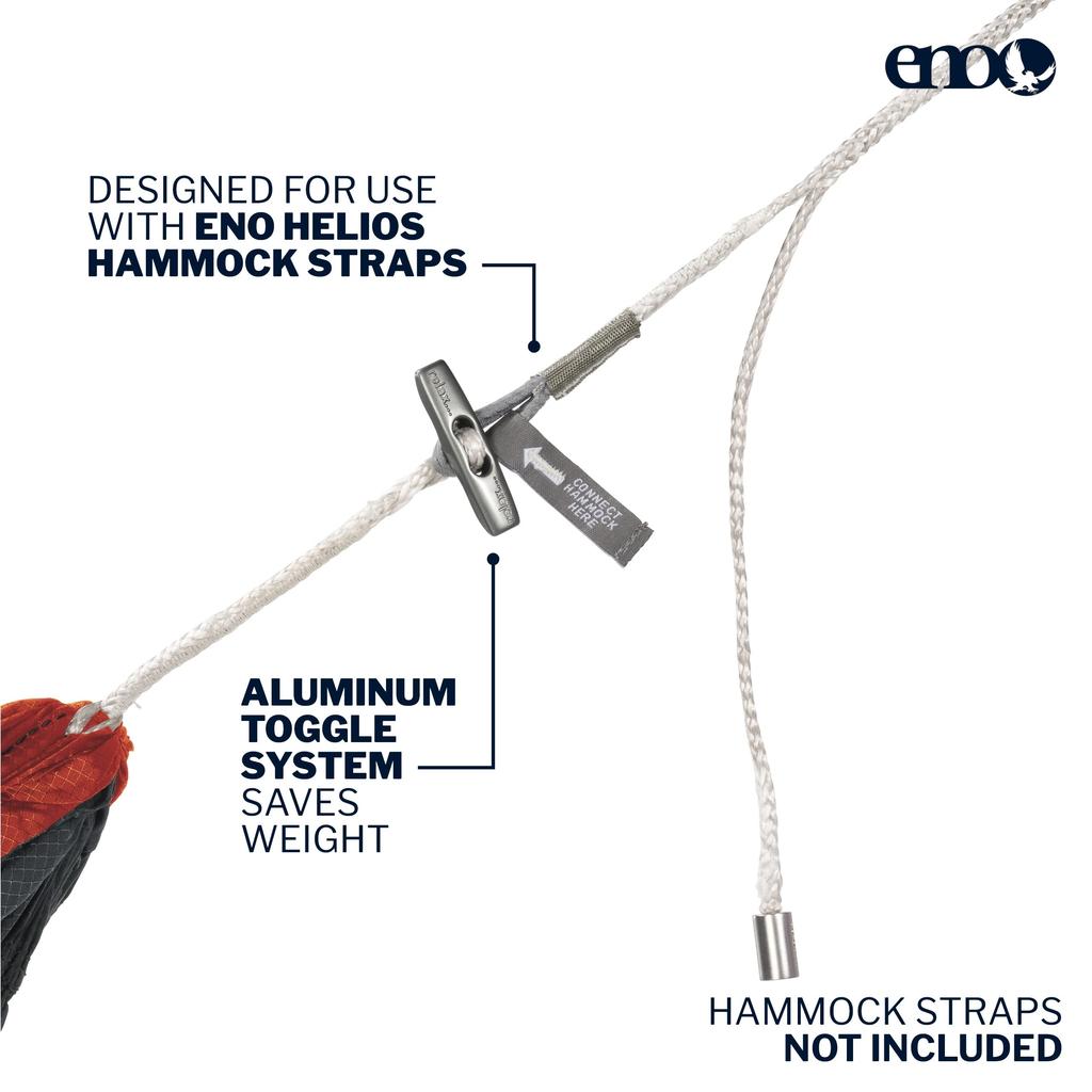 ENO Ultralight Hammock SuperSub™ (Charcoal/Orange)