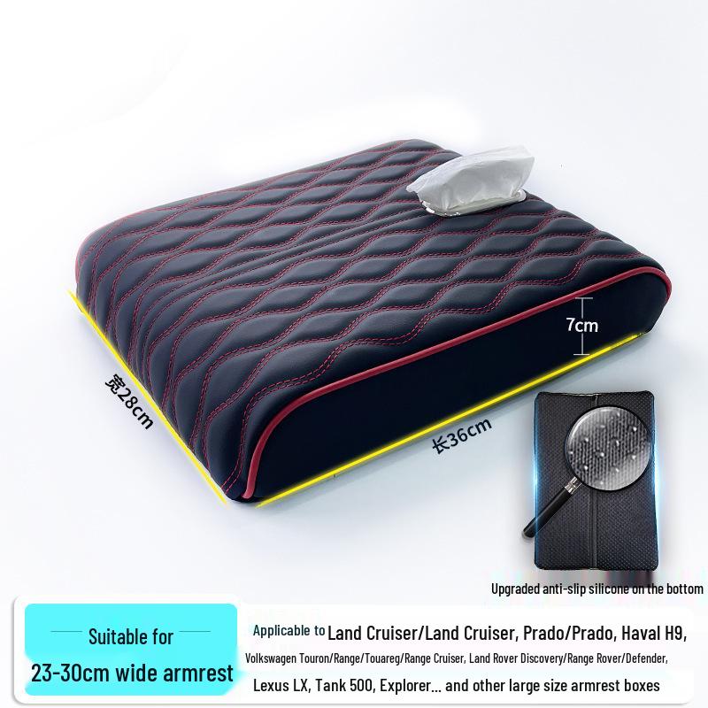 Memory Foam Car Armrest Pad & Tissue Box Cover