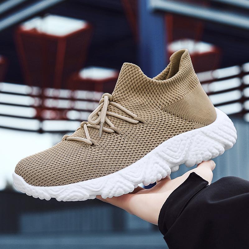 Men's Shoes Breathable Mesh Deodorant Casual Shoes Men's Joker Thin Hollow Mesh Sports Shoes Men's Tide Shoes.