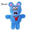 Pet Playtime Supplies for Home Stuffed Animal Dog Toy, Squeaky Plush Chew Funny Cartoon Soft Pineapple Velvet Toys Bear Bunny Deer Design, Teething