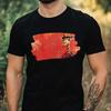 Men's T-Shirt Giraffe As Firefighter Motif Cotton Size XS To 5XL