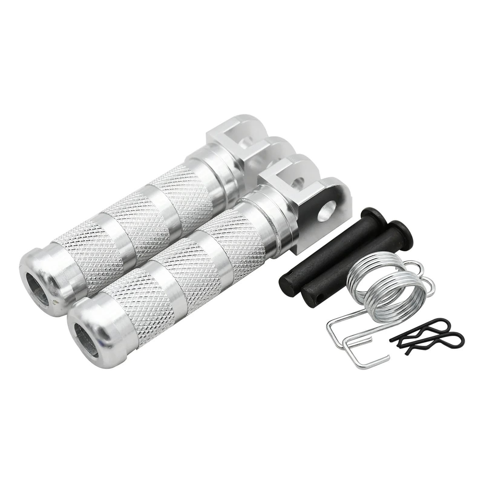 

Motorcycle Pedals, Foot Pegs, Footrest, Foot Pegs, Fits Suzuki GSX-S750, GSX-S1000F/Z, Fits V-Strom 250, One Size серебряный