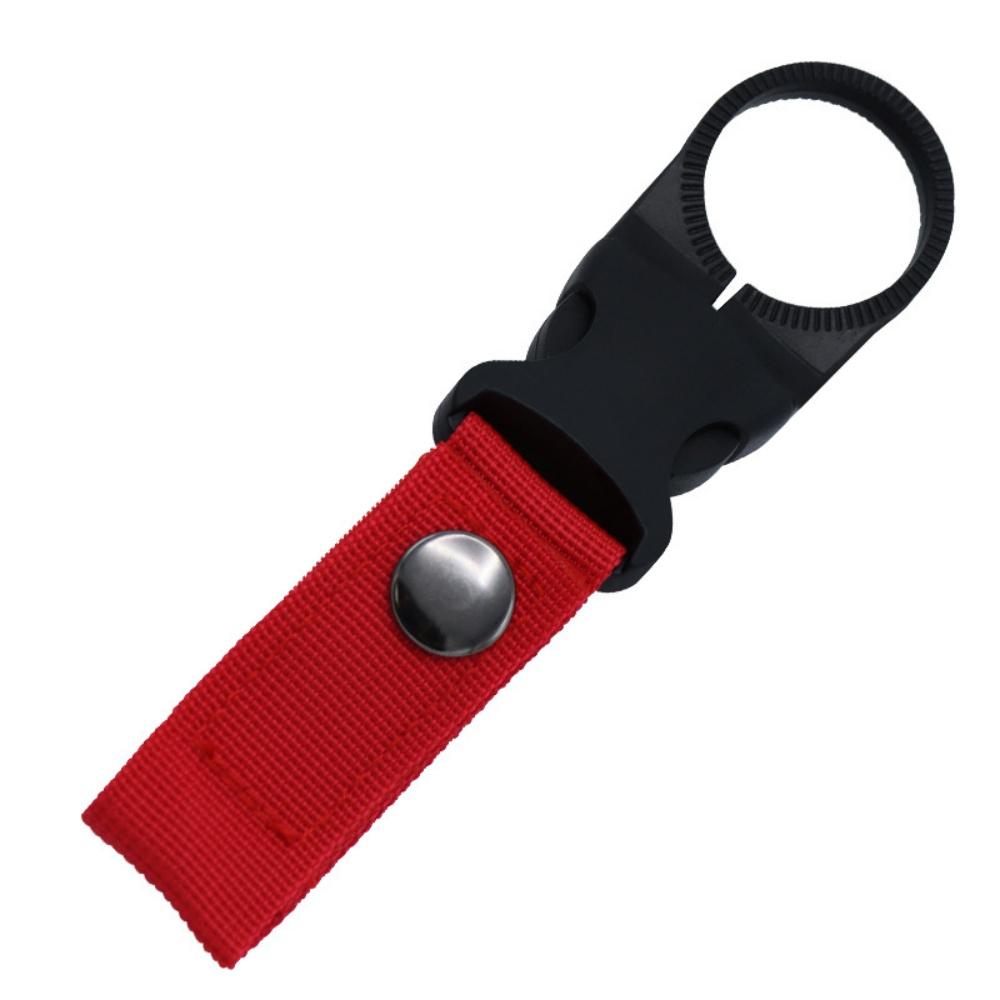 1/4PC Webbing Buckle Hook Water Bottle Holder Clip Outdoor Camping Nylon EDC Climb Carabiner Belt Backpack Hanger Camp Tools