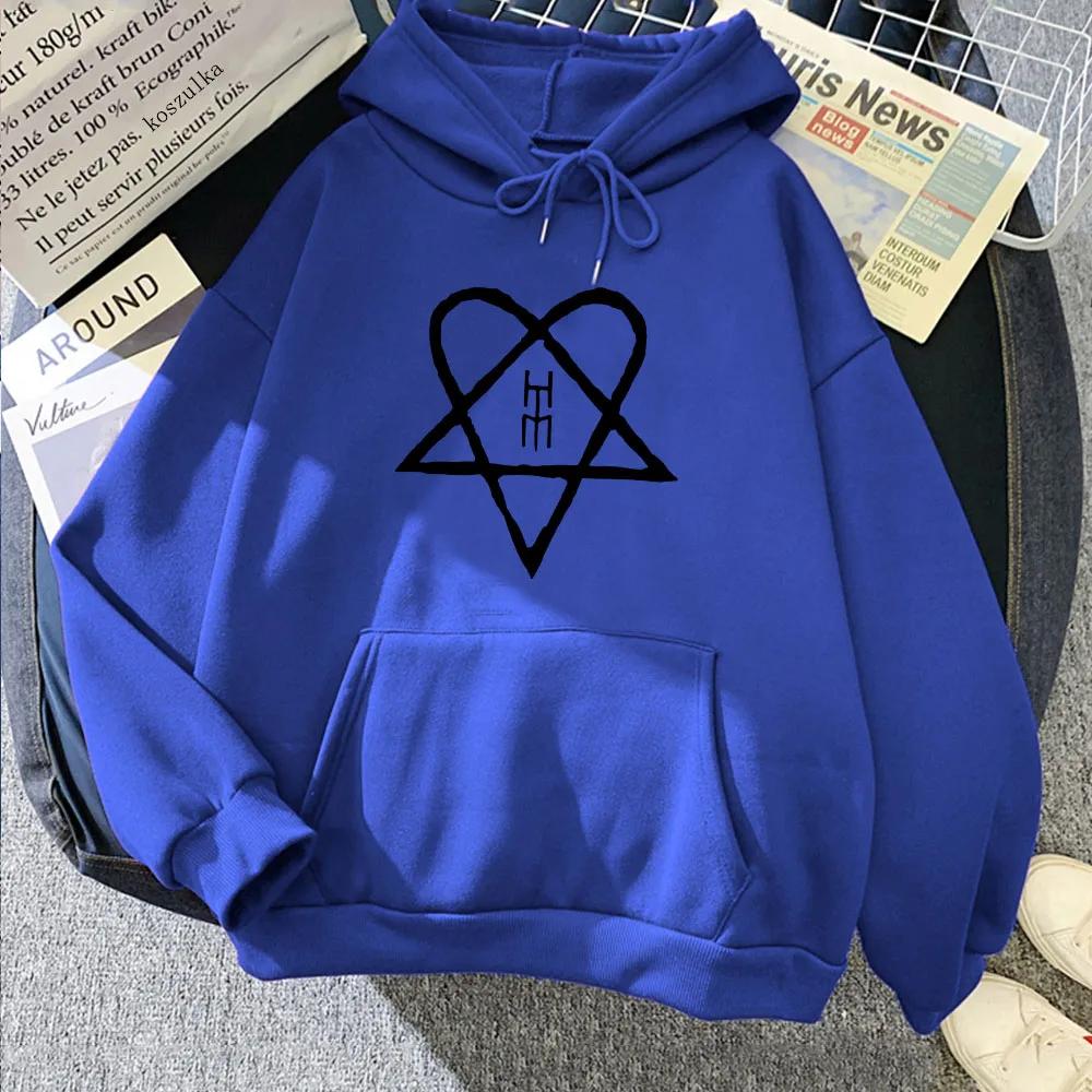 Heavy Mental Streetwear Him Ville Valo Graphic Hoodies Sudadera Mujer Winter Comfortable Long Sleeve Clothes