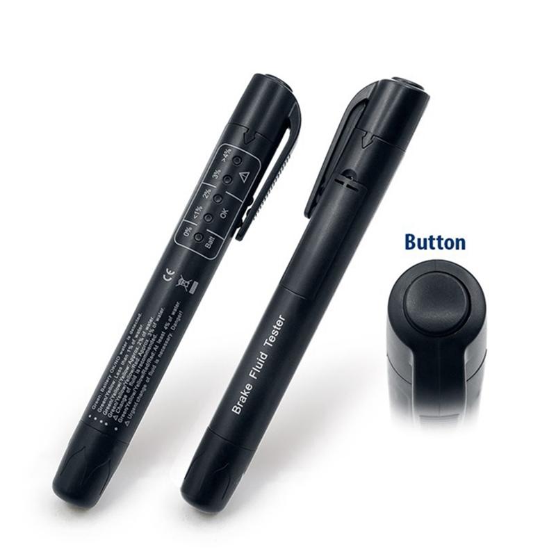 

Brake Fluid Tester MINI Electronic Pen Car Care Car 5LED Display Power Off Car Brake Detector Oil Testing Tool