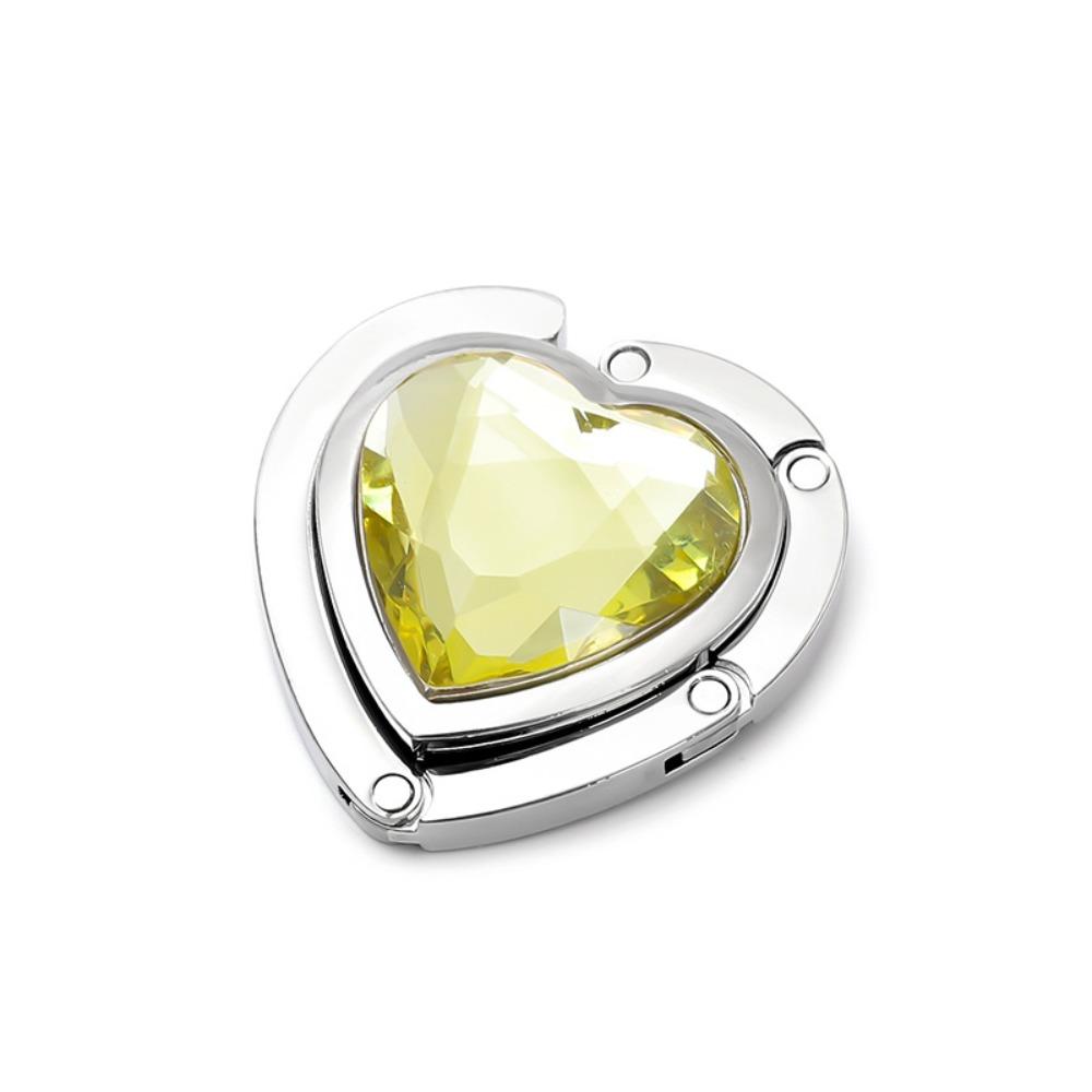 Portable Purse Bag Hanger Rhinestone Handbag Hook Holder Folding Table Hook  Storage Hanger