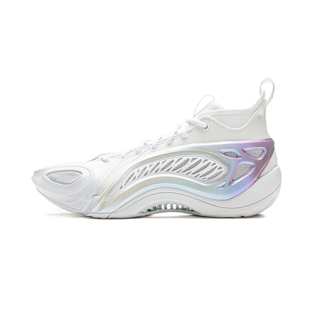 Li Ning Cushioning Slip Resistant Abrasion Resistant Breathable Rebound Grip Mid Top Outdoor Basketball Shoes Men's ABFV037-2