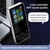 1.8 Inch Metal Touch Mp3 Mp4 Music Walkman Player Bluetooth 5.0 Fm Radio Alarm Clock Pedometer E-book Built-in Speaker Audio