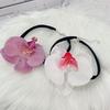 Phalaenopsis Blossom Necklace Simulation Flower Neckchain Women Girls Collarbone Chain Eye Catching Choker Accessory