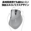 Buffalo Mouse Wireless Silent 5 Buttons [Equipped with Back/Forward Button] DPI Switching BlueLED Black BSMBW325BK