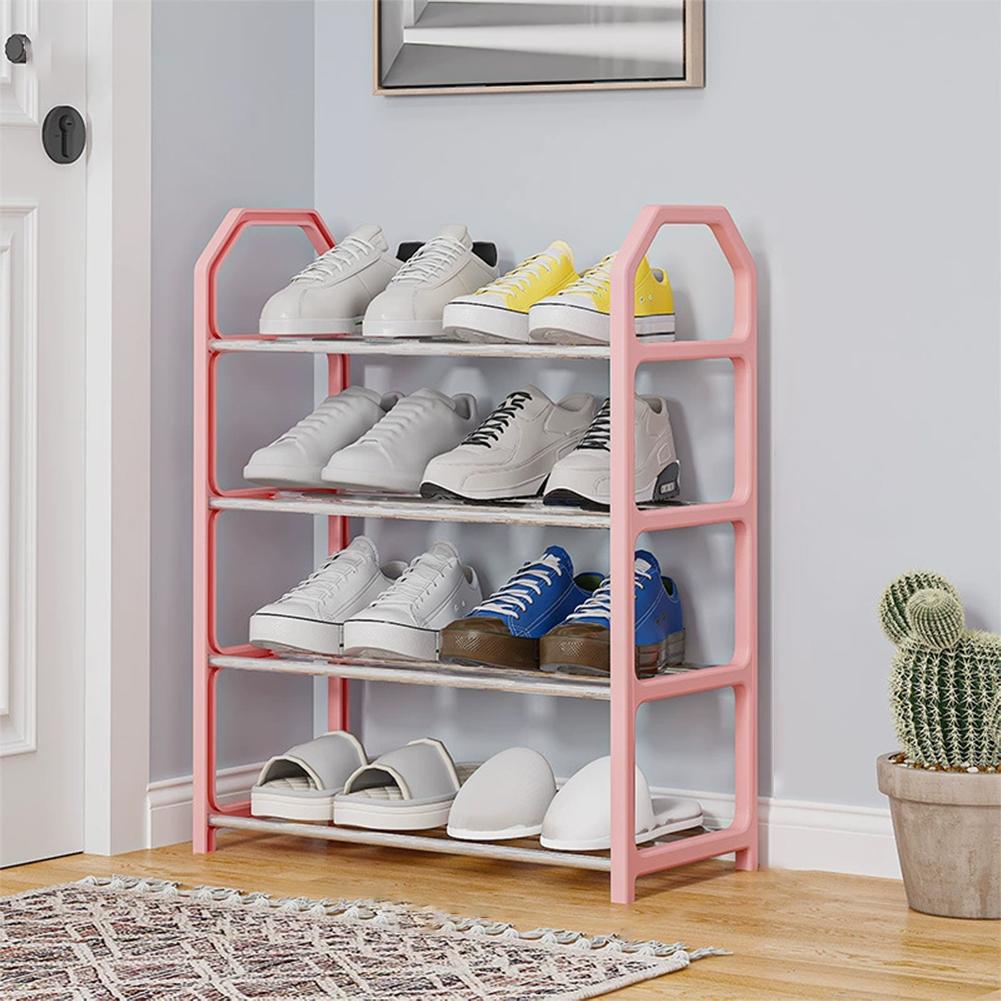4 Floor Assembly Creative Home Shoe Rack Dormitory Door Storage Rack Storage Shoe Cabinet Components For Home Supplies