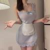 Sexy Lingerie Emotional Uniform Suspender Hottie Apron Maid Cosplay Pure Lust Cute Maid Nightdress Set