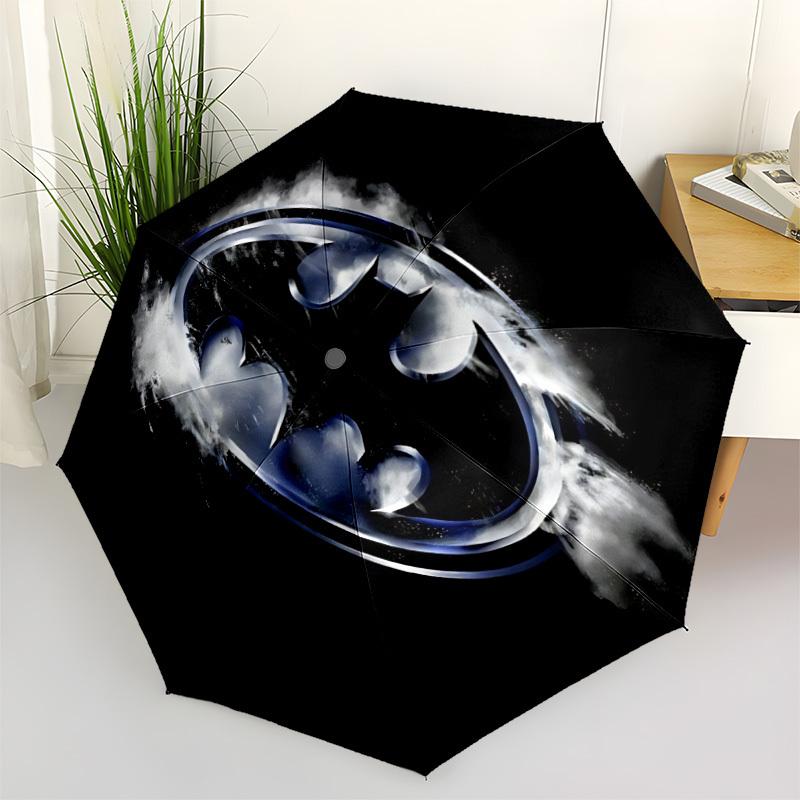 

1pc batman logo Umbrella - Automatic Open Compact Travel Umbrella with 92-Rib Durable Frame yy251021135