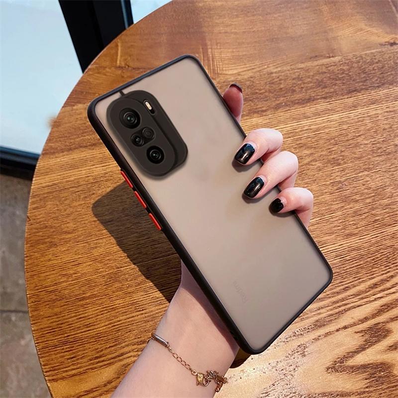 Matte Translucent Hard Silicone Phone Case For Xiaomi Redmi Note 11 10 9 Pro 11S A1 10C 9T Poco C40 X4 X3 NFC M3 M4 Pro 4G 5G Back Cover