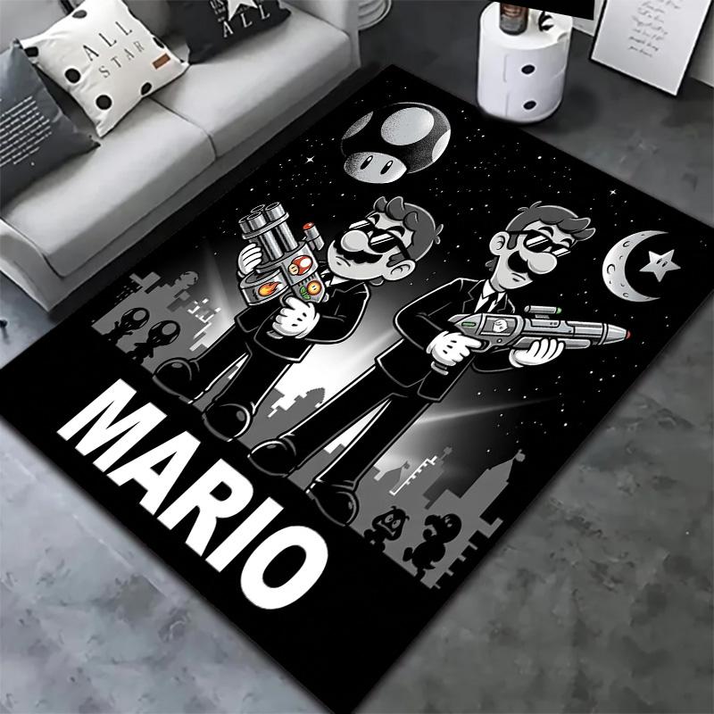 Super Mario Carpet Rug For Living Room Bedroom Home Sofa Decoration Kids Play Nonslip Floor Mat