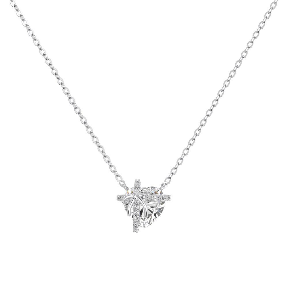 S925 Sterling Silver Women's Ring with Heart Pendant - Japanese & Korean Light Luxury, Exquisite Fairy Style.