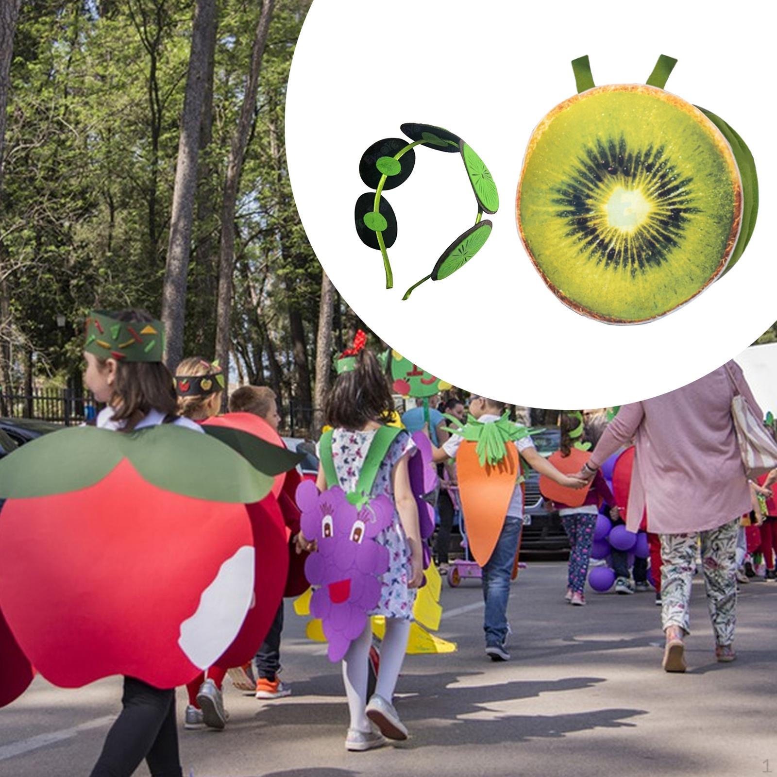 

Фруктовый костюм с головным убором для фото, тематические мероприятия, посвященные еде kiwi kids