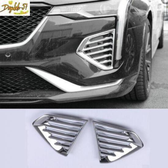 Fits For Cadillac CT4  - Chrome ABS Front Fog Light Lamp Cover Trim