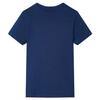 T-shirt pour enfants avec manches courtes bleu foncé 92/104/116/128/140