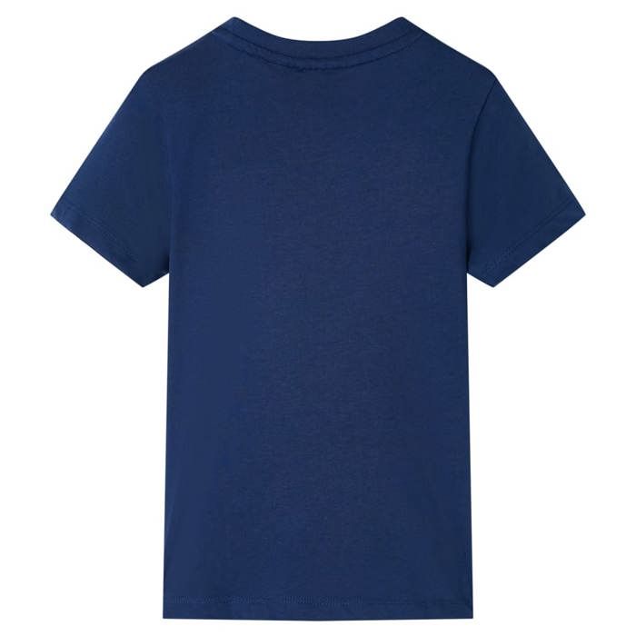 T-shirt pour enfants avec manches courtes bleu foncé 92/104/116/128/140