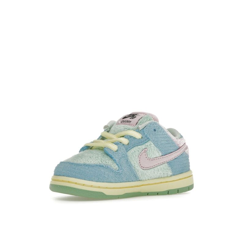 Nike Verdy X Dunk Low SB TD Visty Baby Sneakers Blue Blue-Gaze Light-Arctic-Pink FZ7194-400