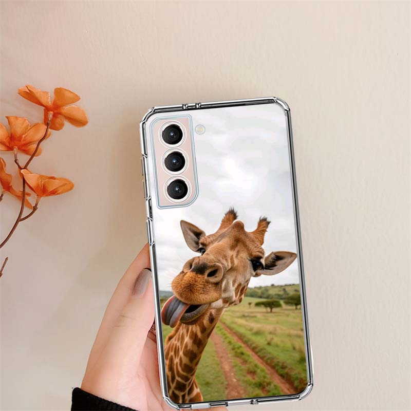 Giraffes Have Long Necks Phone Case For Samsung S24 S25Edge Galaxy S22 S25 Ultra S21 S23 FE S20 S10 Plus S10E Cover Shell Coque