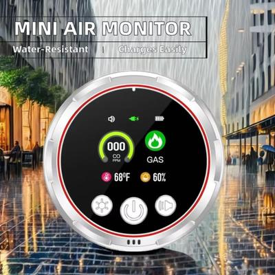Multifunctional 5-in-1 Compound Gas Detector Digital Display Air Quality Monitor Tester RV Use