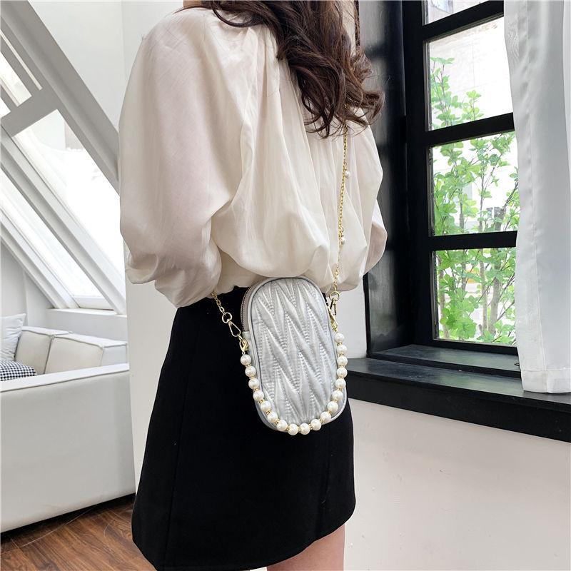 Ielgy Female Bag All-Match Chain Messenger Bag Fashion Mobile Phone Bag
