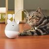 USB Rechargeable Automatic Interactive Cat Toy Tumbler Teasing Cat Stick  Teasing Cat