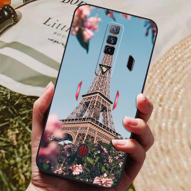 

Для ZTE Nubia Red Magic 7 Чохол Модний Силіконовий М який ТПУ Задня Кришка для Глобальної Версії Nubia REDMAGIC 7 Pro Чохол Бампер For Red Magic 7