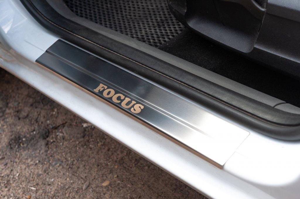

Door sills (Carmos, 4 pcs, stainless steel) for Ford Focus II 2008-2011