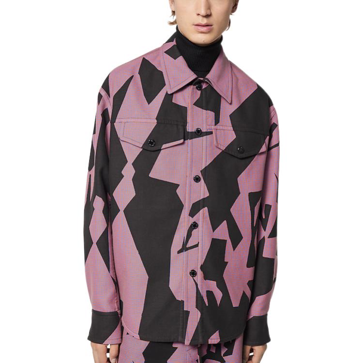 Louis Vuitton 2010 geometric-pattern shirt 1AAT2B