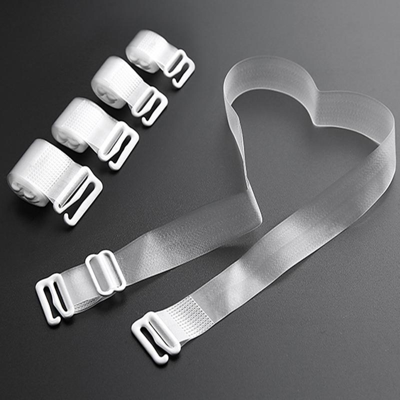 Invisible Bra Straps Transparent Detachable Adjust Shoulder Strap Women Elastic Silicone Bra Belt Underwear Accessories