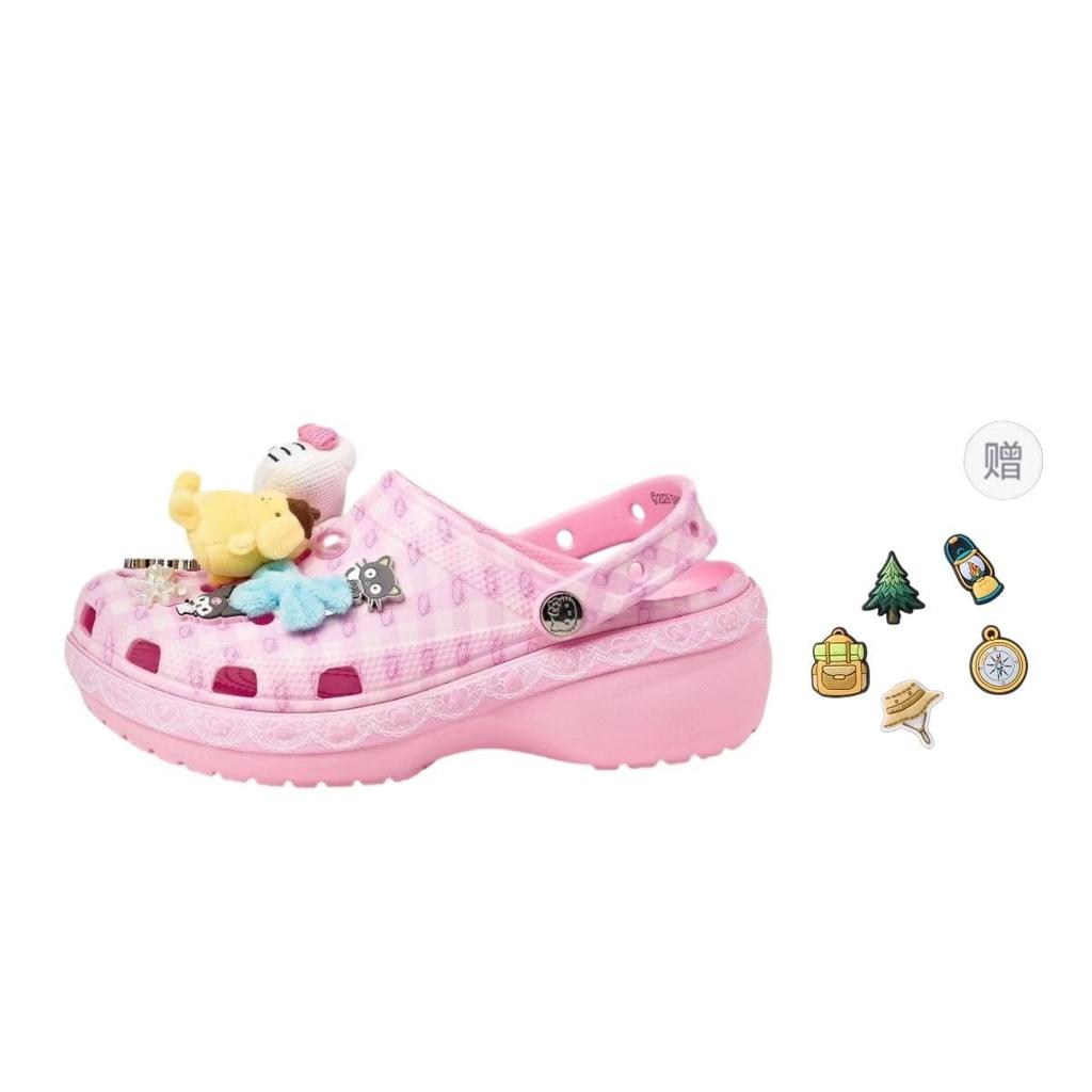 Crocs X Hello Kitty Saboți cu Platformă Clasici Femei Roz 212683-90H