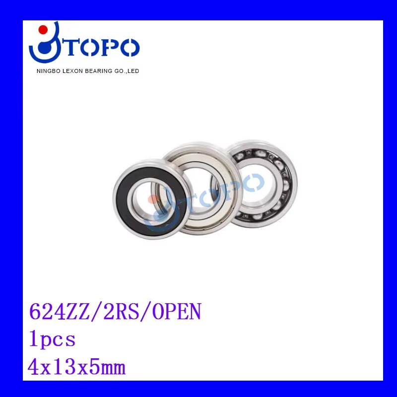 4*13*5mm Deep Groove Ball Bearings 624 ZZ/2RS/OPEN