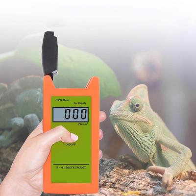 Reptile UVB Index Meter Digital Radiometer from 0-199.9 /cm2 UVA & Light Measure Tester