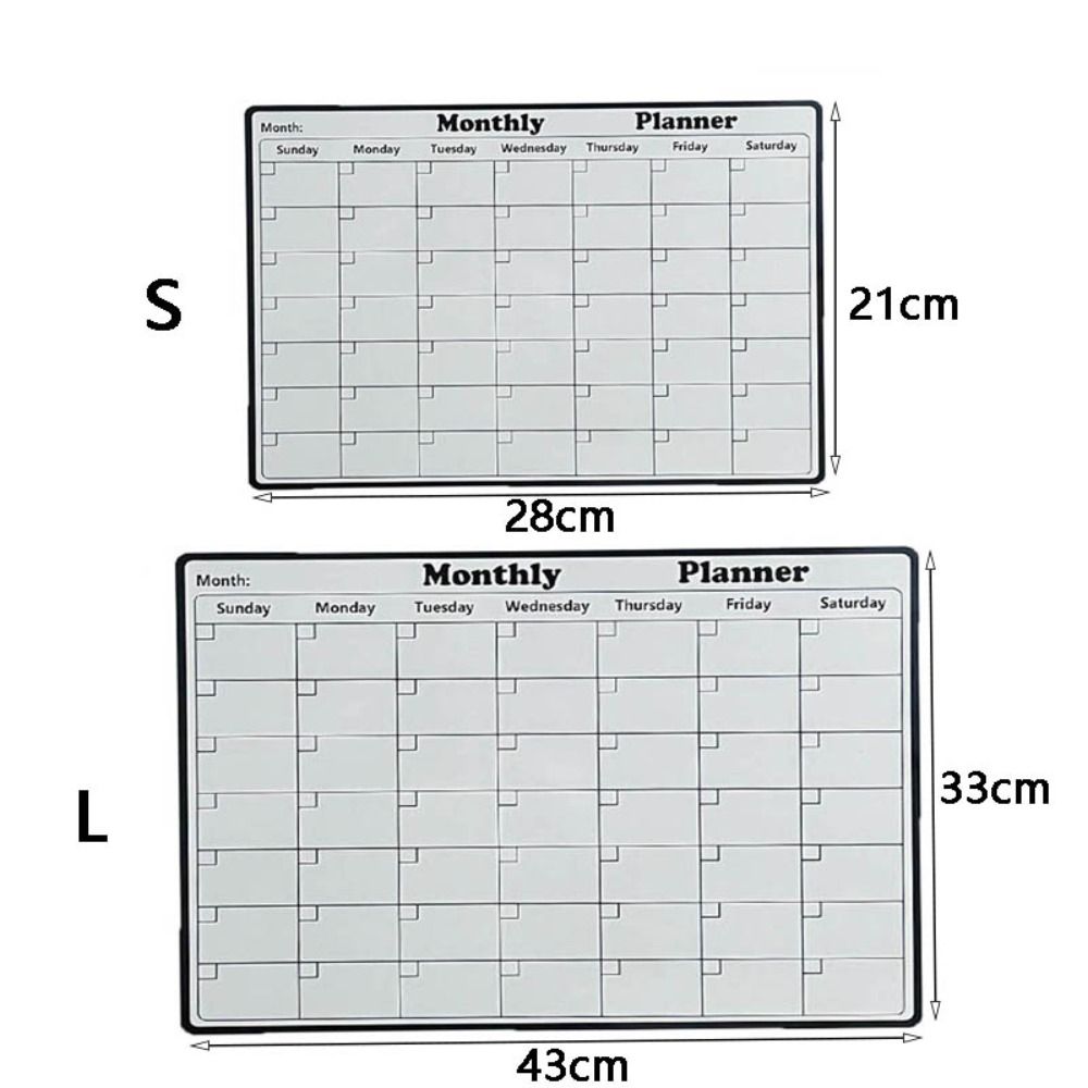 Magnetic Fridge Calendar Sticker Erasable Menu Board Whiteboard Fridge Sticker  Mother