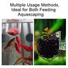 Aquarium Decoration Plant Cup Pot Acrylic Fish Tank Aquatic Plant Grow With Suction Holder Bloodworm Feeder Feeding Cup Accesory