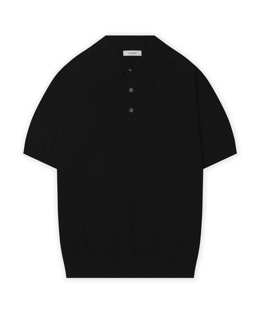 MANNERGRAM Technova Solis Collared Short Sleeve Knit - 10 Colors (Type A)
