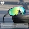 Mtetem Mountaineering Goggles, Wind and Sand Protection Glasses, Men's Sunglasses, Sports Cycling, Marathon Running Glasses