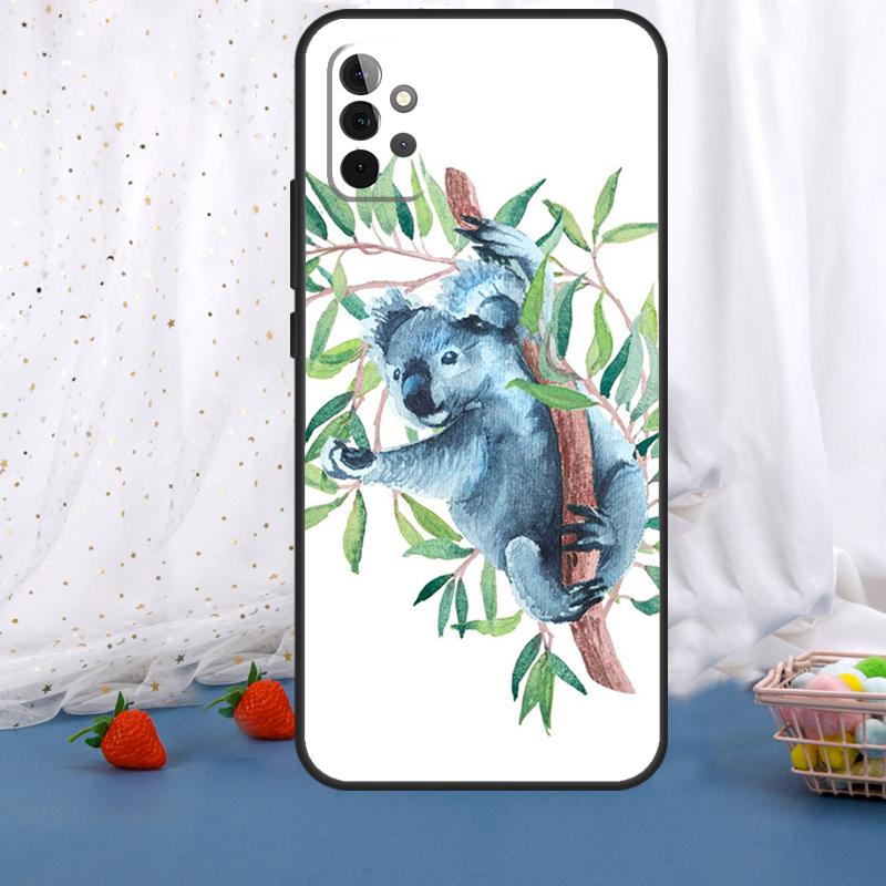 Koala and Eucalyptus For Samsung Galaxy A36 A26 A16 A05 A06 A54 A34 A14 A22 A32 A52 A55 A35 A15 A53 A13 A56 Case