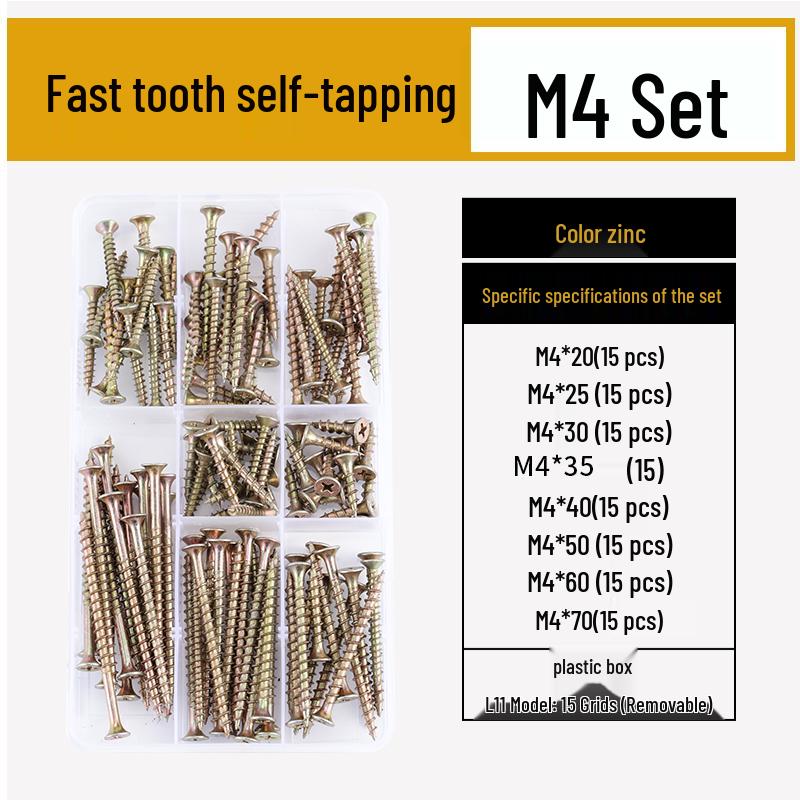 304 Stainless Steel Galvanized Hardened Coarse Thread Countersunk Flat Head Phillips Wood Screws