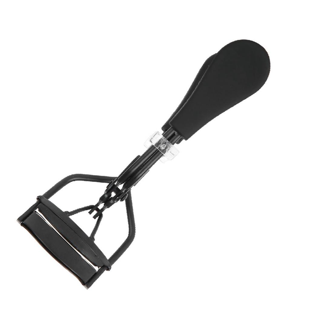 Professional Stainless Steel Eyelash Curler Silicone Ring Pad Eye Lash Curling Tool Black