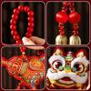 Good Fortune Chinese New Year Pendants Best Wishes Good Luck Spring Festival Decorations Red Get Rich Chinese Lucky Ornament