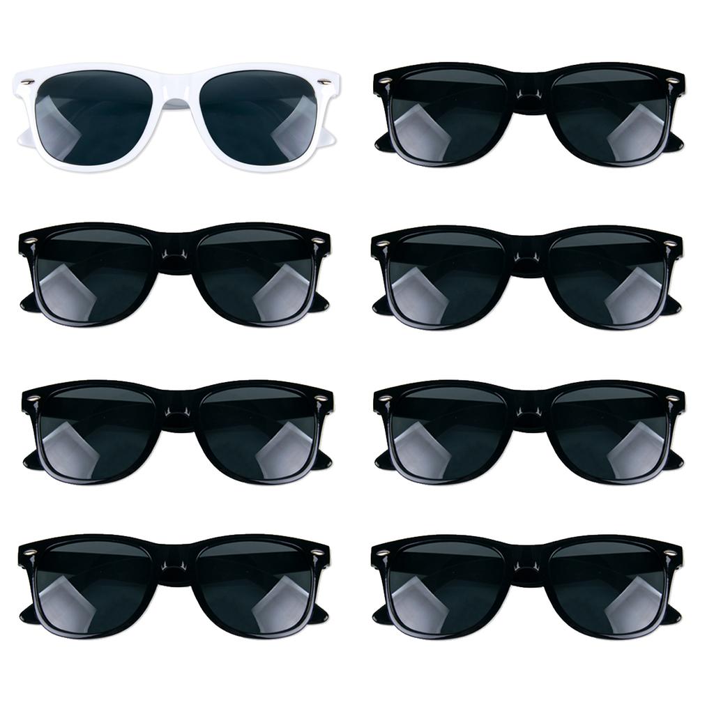 Bachelorette Party Sunglasses Bride To Be Bridesmaid Gift Wedding Bridal Shower Decor Black White Square Heart Shaped Glasses