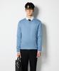 STCO [Black Label] Washable Round Wool Blend Knit Blue (Basic Fit)_Sktuz02Nsl